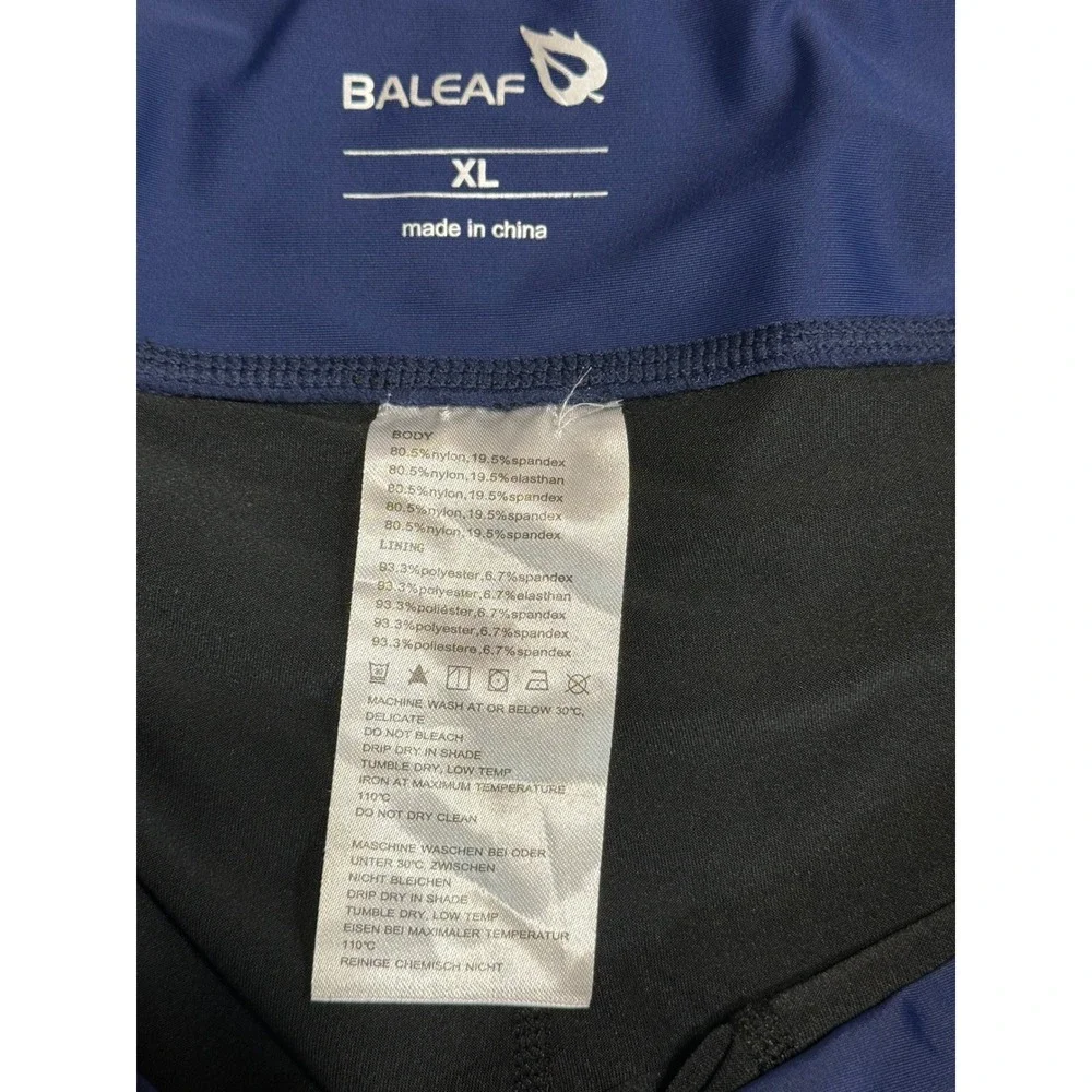 Baleaf Tennis Skort Women XL Navy Blue Pleated Athletic Golf Skirt Activewear